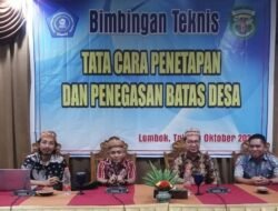 Kepala Kampung Dibekali BIG, Buat Garis Batas