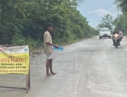 Jalan Kubar-Samarinda Masih Rusak