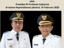 Sejarah Baru Presiden Lantik Bupati Kubar, Bumi Sendawar Semalaman Hujan, dan “Kado” Dua Ultah ke-70 dan ke-40