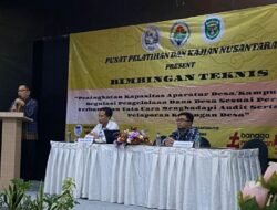 Kepala Kampung se-Kecamatan Muara Pahu Dibimtek, BPKRI : Kelola Dana Desa ada Risiko