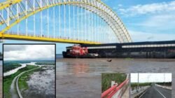 Kementerian PU: Aman Jembatan Kota Bangun, KSOP Cabut Izin Tugboat Tabrak Jembatan