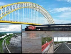 Kementerian PU: Aman Jembatan Kota Bangun, KSOP Cabut Izin Tugboat Tabrak Jembatan