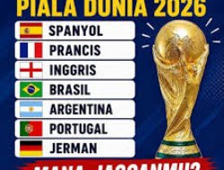 3 Timnas, Prediksi Juara Piala Dunia 2026                    