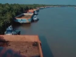 DAS Mahakam Kecil-Dangkal-Kabut, Kapal Karam di Muara Pahu, Kini “Ancam Keselamatan”
