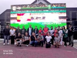 Pemkab Kutai Barat Gelar Nobar Final Piala Dunia 2026, Ribuan Warga Padati Alun-alun Itho
