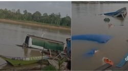 Kapal Berkat Indah Karam di Muara Pahu, Barang 50 Ton Tenggelam