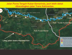 Status Jalan Negara di Wilayah Kabupaten Kutai Barat, Kalimantan Timur