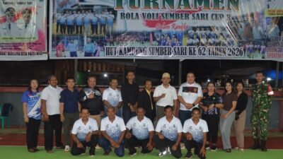 Turnamen Bola Voli Sumber Sari Cup III 2026 Resmi Dibuka, Diikuti 45 Tim
