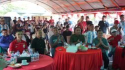 Bupati dan Forkopimda Perkuat Kebersamaan Nobar di Makodim