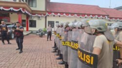 Sat Samapta Polres Kubar Latih Formasi Dalmas Tingkatkan Kesiapsiagaan Personel