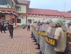Sat Samapta Polres Kubar Latih Formasi Dalmas Tingkatkan Kesiapsiagaan Personel