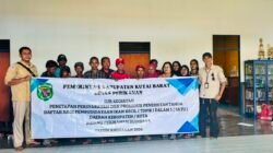Dinas Perikanan Kutai Barat Sosialisasikan Registrasi bagi Pembudidaya Ikan Kecil