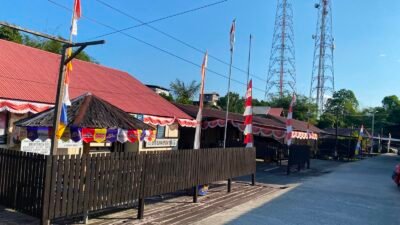 Polsek Muara Pahu Ajak Warga Kibarkan Merah Putih Selama Agustus