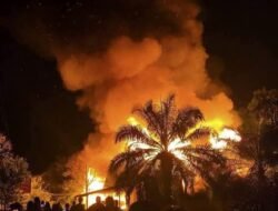 Kebakaran Hanguskan 6 Rumah dan 2 Rumah Walet di Lembonah, Kerugian Rp 900 Juta