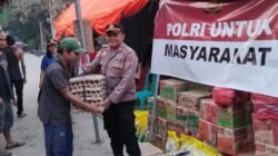 Polres  Salurkan Bantuan Sembako untuk Korban Kebakaran di Lembonah