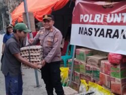 Polres  Salurkan Bantuan Sembako untuk Korban Kebakaran di Lembonah