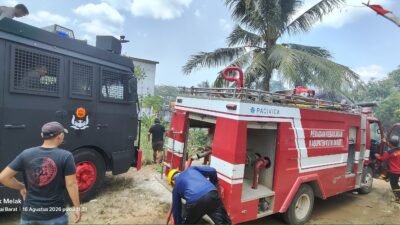 Kebakaran Rumah Kontrakan di Sekolaq Oday, Kerugian Ditaksir Rp 200 Juta