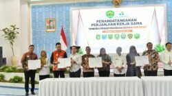 Pemkab Tandatangani PKS Pengembangan Ekosistem Desa dengan Bankaltimtara