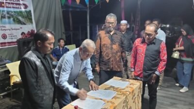 Tiga Kampung Deklarasikan Percepatan Pembangunan, Jalan dan Listrik Jadi Prioritas