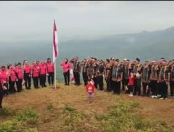 Meriahkan HUT RI ke-81, Polres Kutai Barat Gelar Eksibisi Pengibaran Bendera dan Lomba di Wisata Gunung S dan Batu Bura