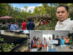Jembatan Sungai Nabah Rusak, Pemerintah Kampung Empakuq Koordinasikan Perbaikan Bersama Perusahaan