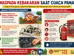 Cuaca Panas, Camat Muara Pahu Minta Kampung dan RT Perketat Antisipasi Kebakaran