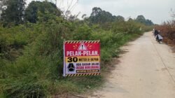 Jalan Rusak di Muara Beloan, Kepala Kampung Imbau Pengendara Lebih Berhati-hati