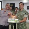Dandim Beri Kejutan Ultah Kapolres Kubar, Sinergi TNI-Polri Makin Solid