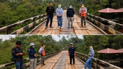 Rehab Jembatan Sungai Nabah Rampung, Kembali Dibuka untuk Umum
