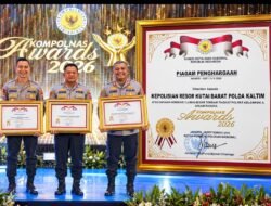 Polda Kaltim dan Polres Kutai Barat Raih Kompolnas Awards