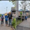 Vendor PLN Tancap Gas, Puluhan Lubang Tiang Dibuat di Muara Beloan