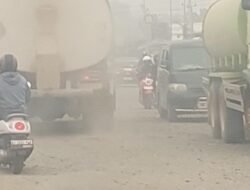 Kabut Asap Karhutla Makin Pekat di Kutai Barat, Mana Masker Gratis ?