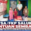 Bukan Janji tapi Bukti, PT TSA/FKP Beri Sembako Tiga Bersaudara di Rembayan