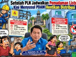 Setelah PLN Jadwalkan Pemadaman Listrik, Kini PERUMDAM Tirta Sendawar Hentikan Sementara Distribusi Air