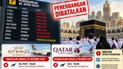 Etihad dan Qatar Airways Perpanjang Pembatalan Penerbangan ke Arab Saudi